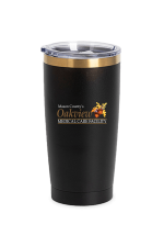 20oz Travel Tumbler with Holographic Gold Band