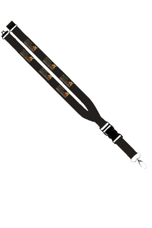 1" Polyester Lanyard with Slide Buckle Release
