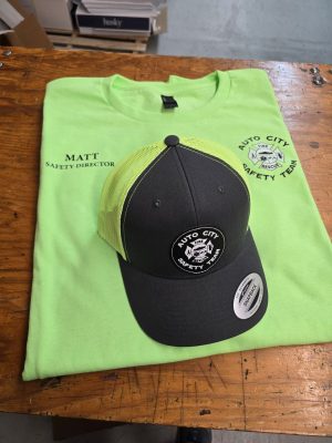 Auto City Safety Crew T-Shirt/Hat Combo